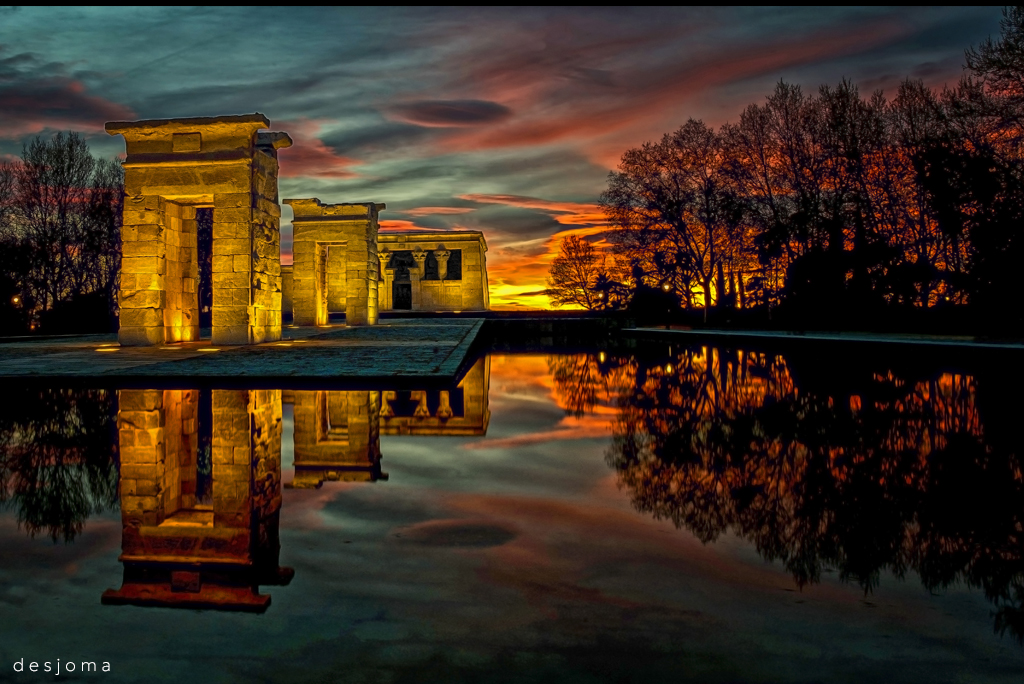 templo debod desjoma